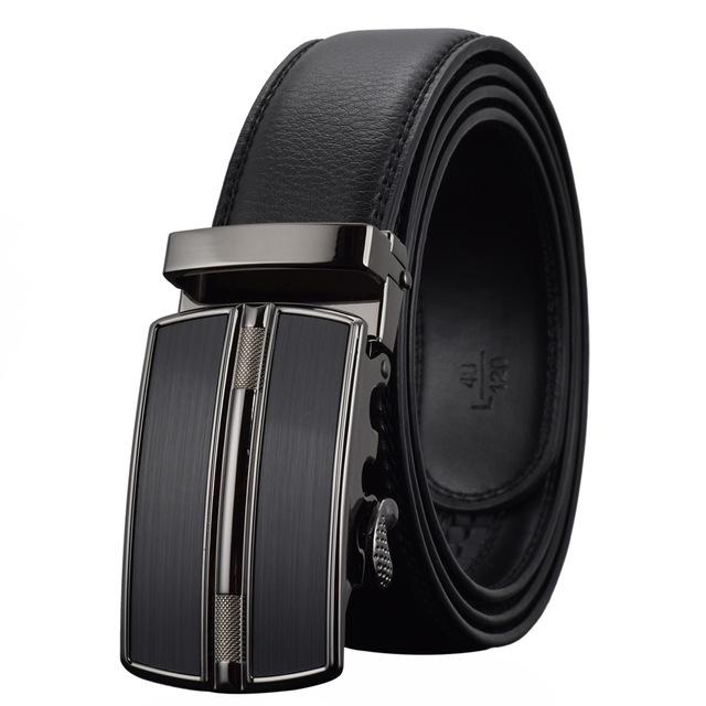 Automatic Buckle Leather Men Belt
