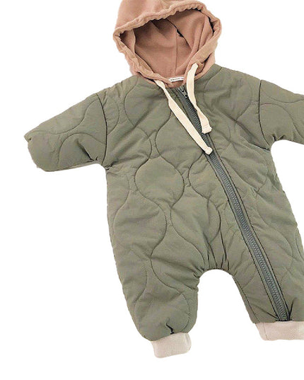 Baby Padded Quilted Kumpsuit Outing Clothes