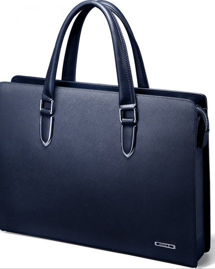Men's Business Casual Men Cross Section Briefcase Bag Handbag Leather Shoulder Bag Large Men