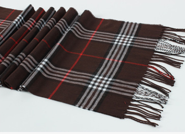 New England style sub Babage classic fashion all-match cashmere scarf for men wholesale manufacturers