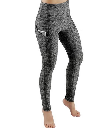 Women's Yoga Pants Running Pants Tights Tummy Control Workout Running 4 Way Stretch Yoga Leggings Tights High Waist with Pocket