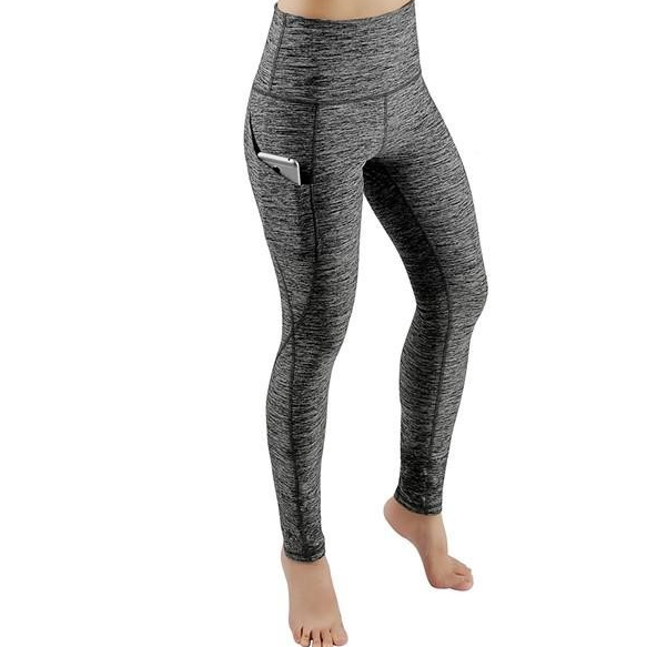 Women's Yoga Pants Running Pants Tights Tummy Control Workout Running 4 Way Stretch Yoga Leggings Tights High Waist with Pocket
