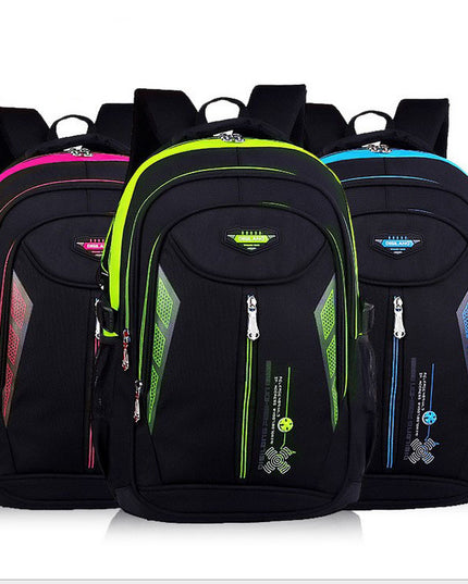 New Children's Backpack Junior High School Students' Schoolbag Leisure Double Shoulder Bag