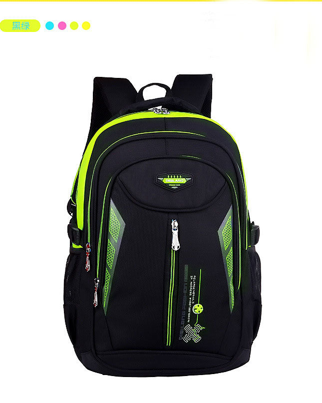 New Children's Backpack Junior High School Students' Schoolbag Leisure Double Shoulder Bag