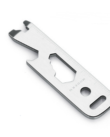 Leather key case multi-function key ring