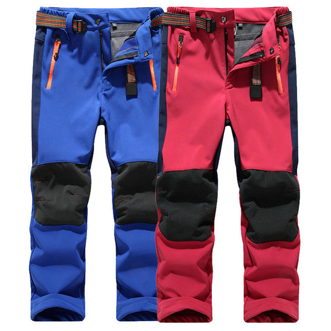 Soft shell pants children's trousers ski pants