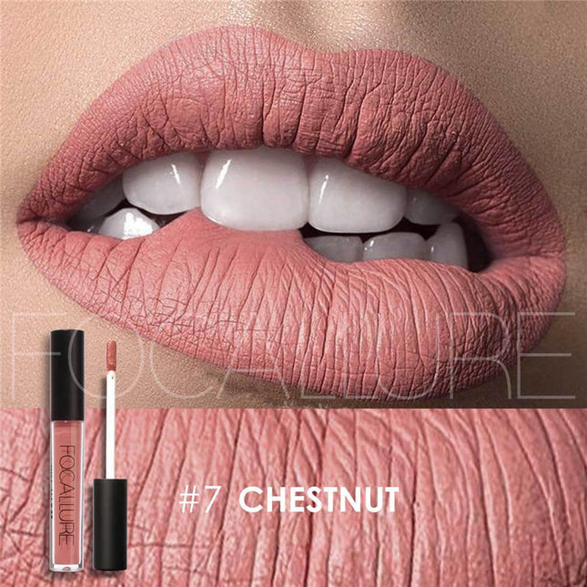 5 Colors Matte Liquid Lipgloss Brand Glitter Metallic Lipstick Makeup Waterproof Cosmetics Lips Gloss