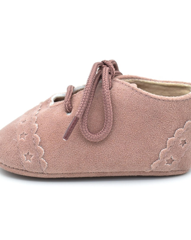 2021 Spring And Autumn Lace Leisure, 0-1 Year Old Baby Toddler Shoes, Soft Soles Baby Shoes
