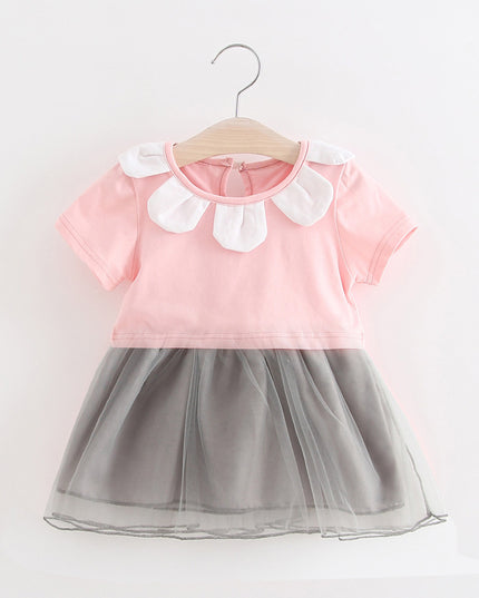 Kids girls dress sweet summer 2021 baby princess dress baby Tutu free on behalf of Taobao