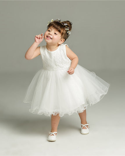 Two Sets Of Female Baby, Baby, One Year Old, 100 Days Wedding Dress, Princess Silk Dress