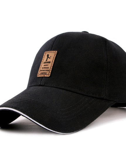 The new Korean men's baseball cap COTTON HAT VISOR outdoor sports peaked cap autumn contracted wholesale