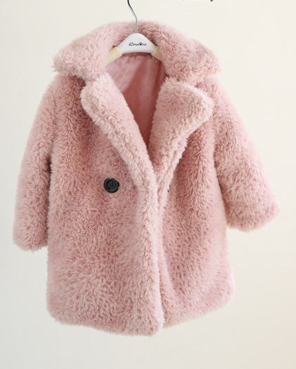 Big Kids Fur Coat In Autumn And Winter Coat