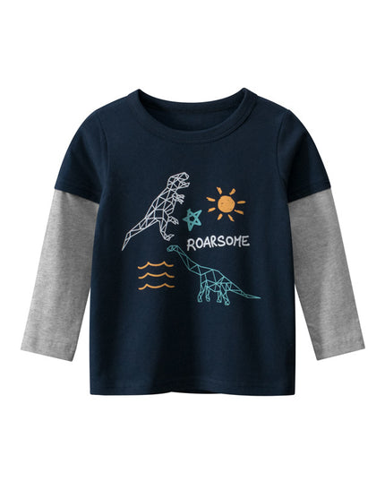 Baby clothes children's long-sleeved T-shirt boys bottoming shirt