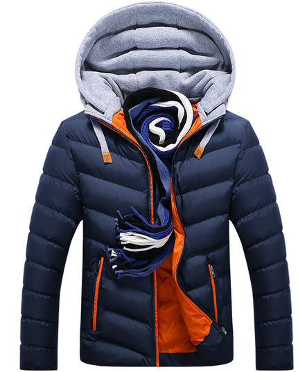 Thick Hooded Down Jacket