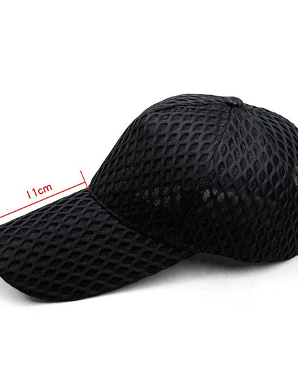 Hollow mesh big head cap