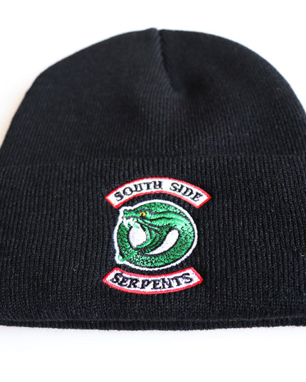 Embroidered knit hat