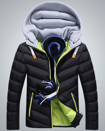 Thick Hooded Down Jacket