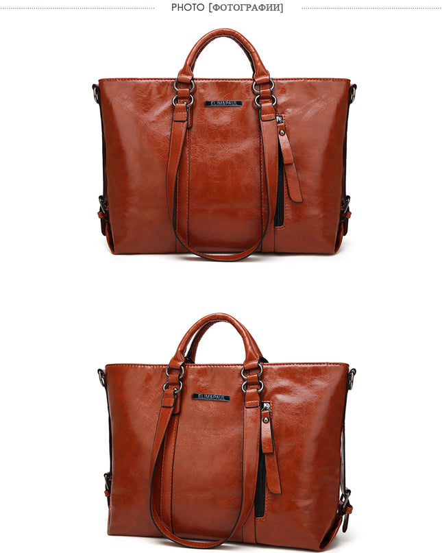Hangbag Messenger bag women's Large Tote Women Handbags Business Shoulder Bags PU Leather Top-Handle Bags bolsos Sac