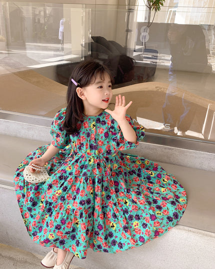 Children's Western Fashion Princess Baby Summer Cotton Skirt