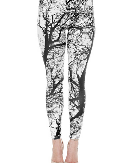 Printed thin pencil feet pants stretch big ladies yoga pants leggings