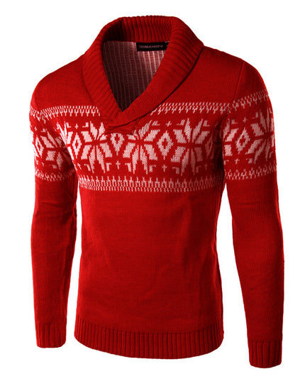 Simple Casual Fashion Sweater Christmas Men's All-match Trend