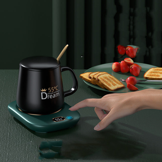 Smart Thermostat Coaster Office Coffee Mug Gift Set