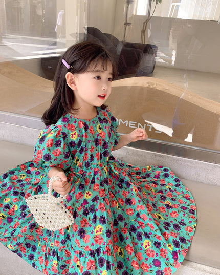 Children's Western Fashion Princess Baby Summer Cotton Skirt
