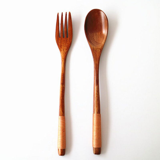 Kitchen Wooden Bamboo Spoon Cooking Utensil Tools