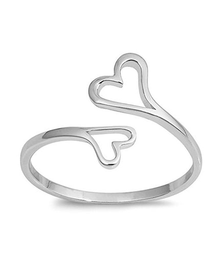 Love Hearttex lovers love Adjustable Ring Titanium Stainlessmen and women engaged in wholesale.