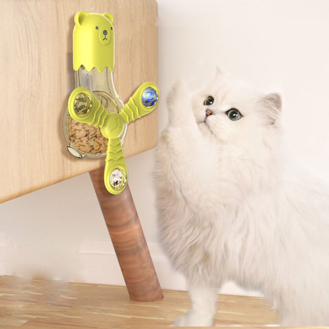 Pet Cat Toy Light-emitting Sound Rotating Multi-function Leaker