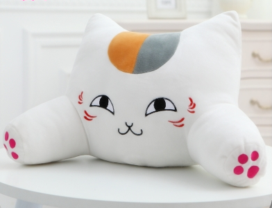 Cat pillow cushion bed back cushion cute waist cushion office sofa pillow lumbar cushion car pillow
