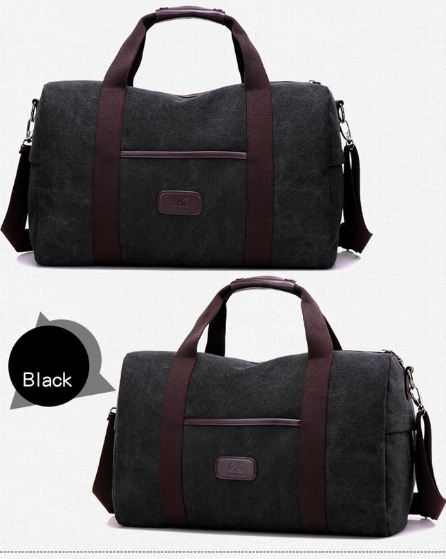 Vintage Men Canvas handbag High Quality Travel Bags Large Capacity Women Luggage Travel Duffle Bags