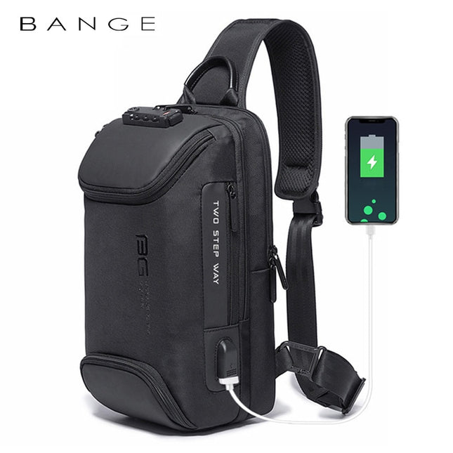 Fashion Anti-theft New Multifunction Crossbody Bag for Men Shoulder Messenger Bags Male Waterproof Short Trip Chest Bag Pack