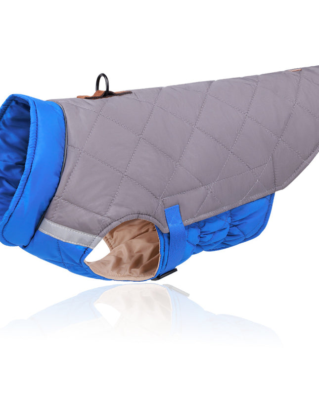 New Style Pet Clothes Reflective Warm Cotton Padded Coat