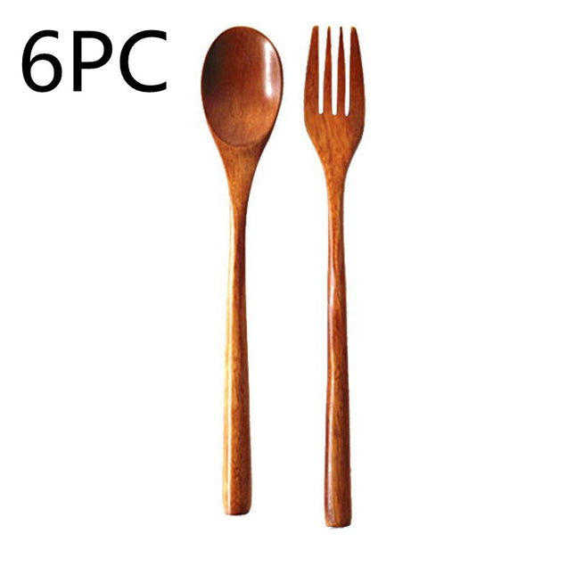 Kitchen Wooden Bamboo Spoon Cooking Utensil Tools