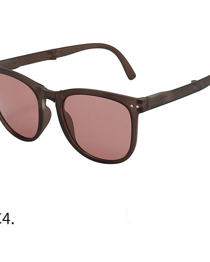 Trendy Foldable Sunglasses For Women TR Polarized Folding Sun Glasses