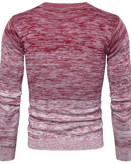 Round Neck Sweater Youth Long-sleeved Sweater Top