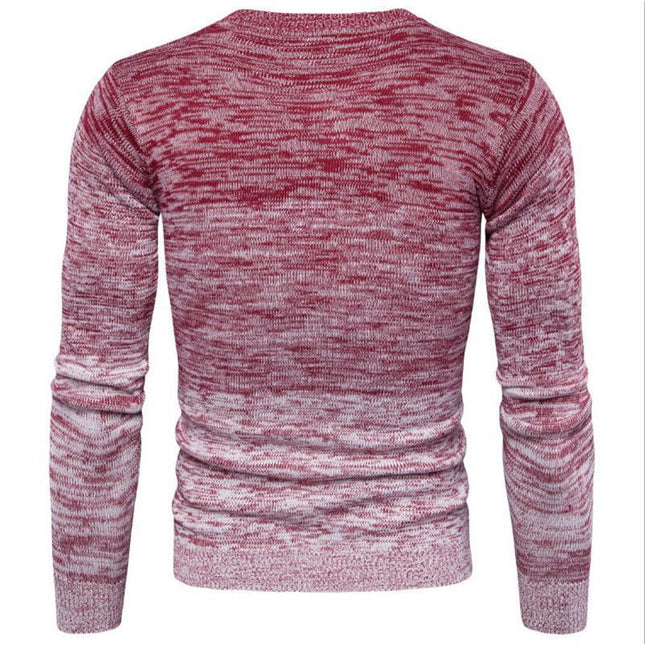 Round Neck Sweater Youth Long-sleeved Sweater Top