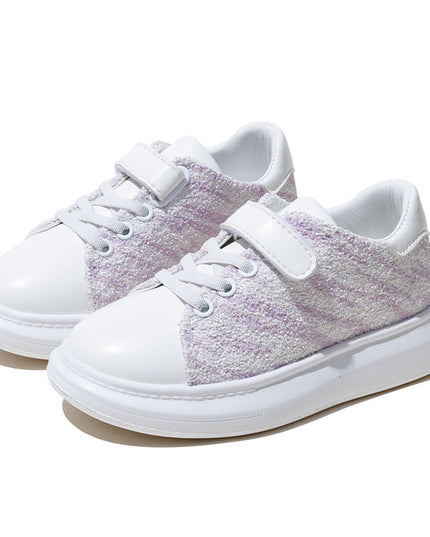 Soft-soled Children's Sneakers With Velcro Girl's Shoes