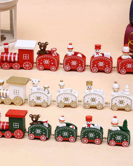 Christmas Ornament Christmas Wooden Train