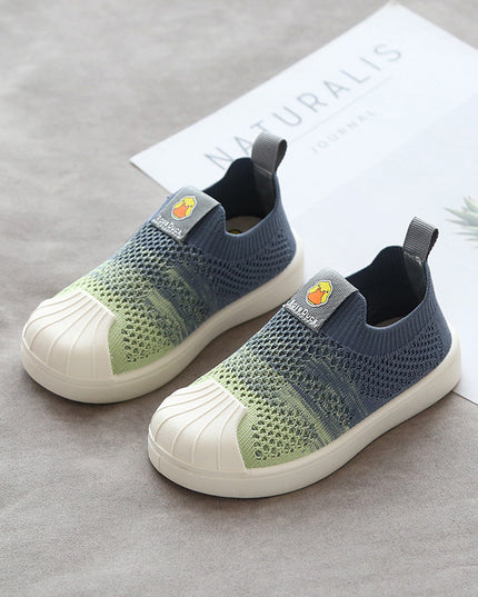 Shell-Toe Children's Flying Woven Soft Sole Shoes