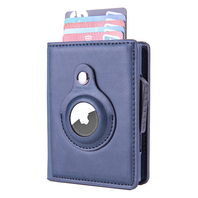 Rfid Card Holder Men Wallets Money Bag Male Black Short Purse 2022 Small Leather Slim Wallets Mini Wallets For Airtag Air Tag