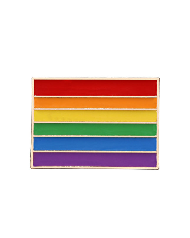 New Creative European And American Six Color Rainbow Brooch