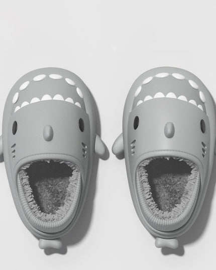 Shark Slippers Warm Winter House Shoes Couple