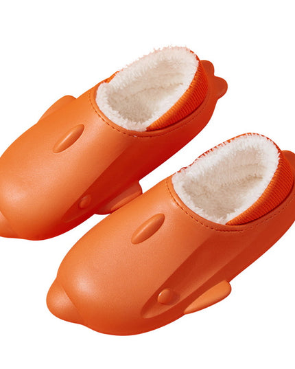 Shark Shape Slippers Home Unsiex Waterproof Platform Shoes Winter